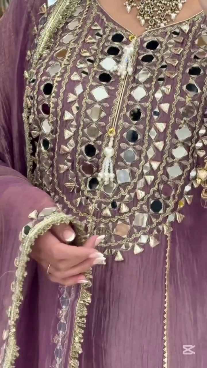Short Kurta With Straight Cut Pants And Elegant Sheer Dupatta