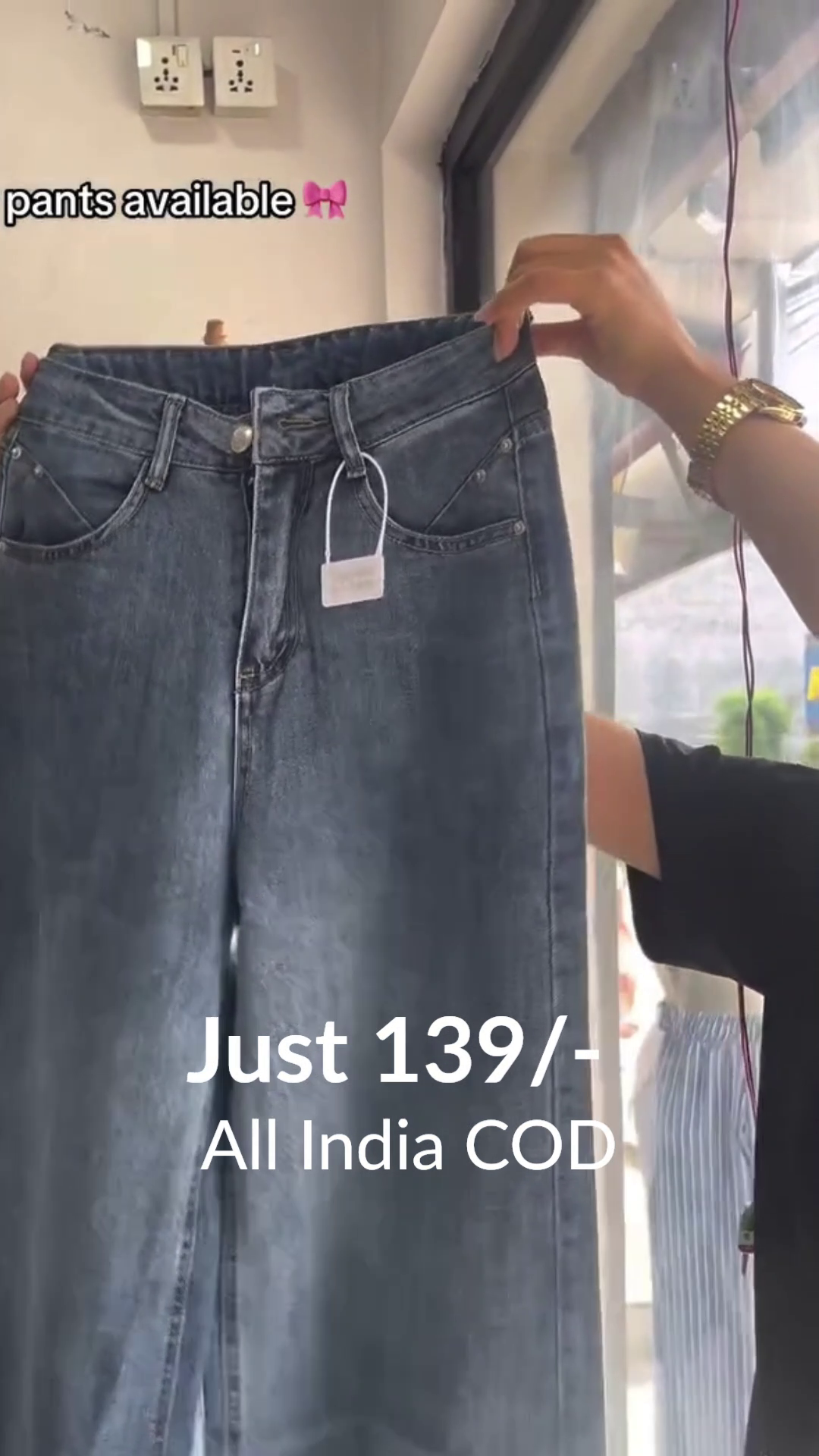 👖 Trendy Baggy Denim Jeans – Relaxed Streetwear Fit 💙✨