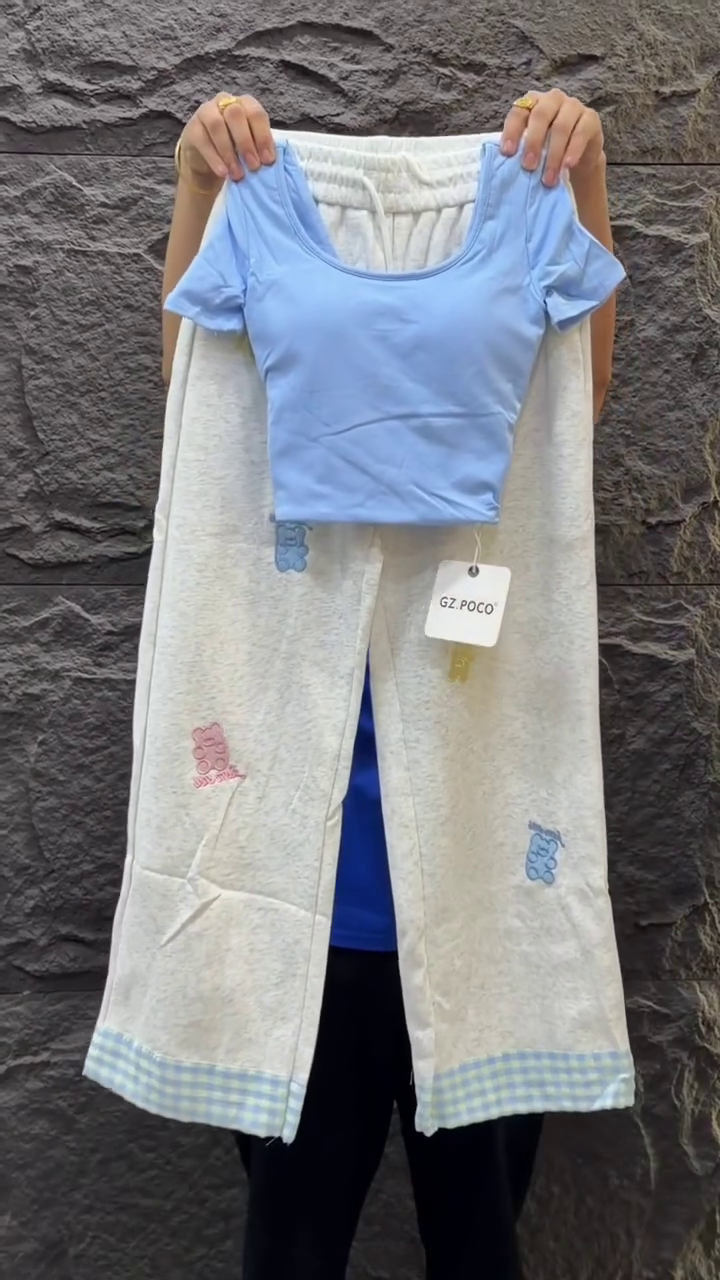 💙 Cute Lounge Co-Ord Set for Women ✨🧸
