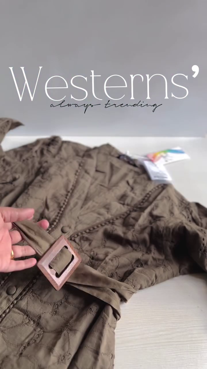 🤎 Vintage Western Belted Top ✨🤠