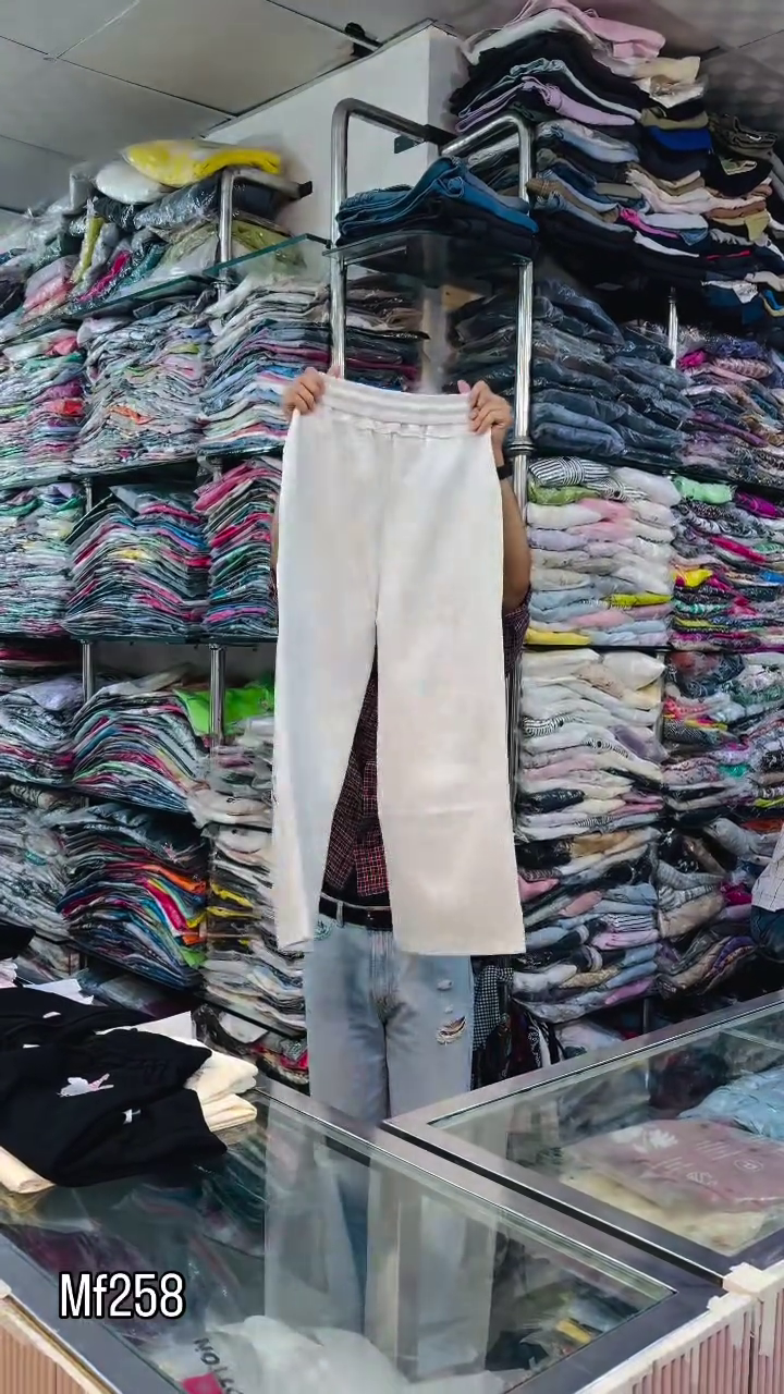 🤍 Cute Aesthetic Wide-Leg Lounge Pants ✨🎀