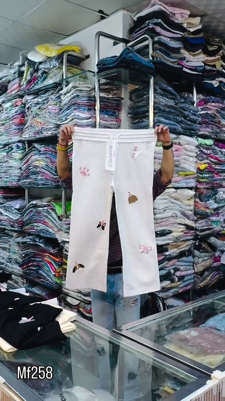 🤍 Cute Aesthetic Wide-Leg Lounge Pants ✨🎀