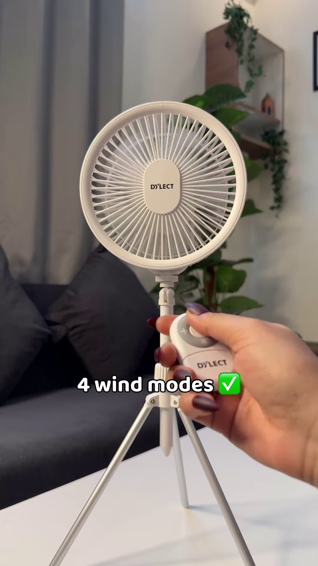 🌬️❄️ Portable Adjustable Air Circulation Fan – Rechargeable Silent Cooling Desk Fan with Remote Control & Multi-Speed Airflow 💨✨