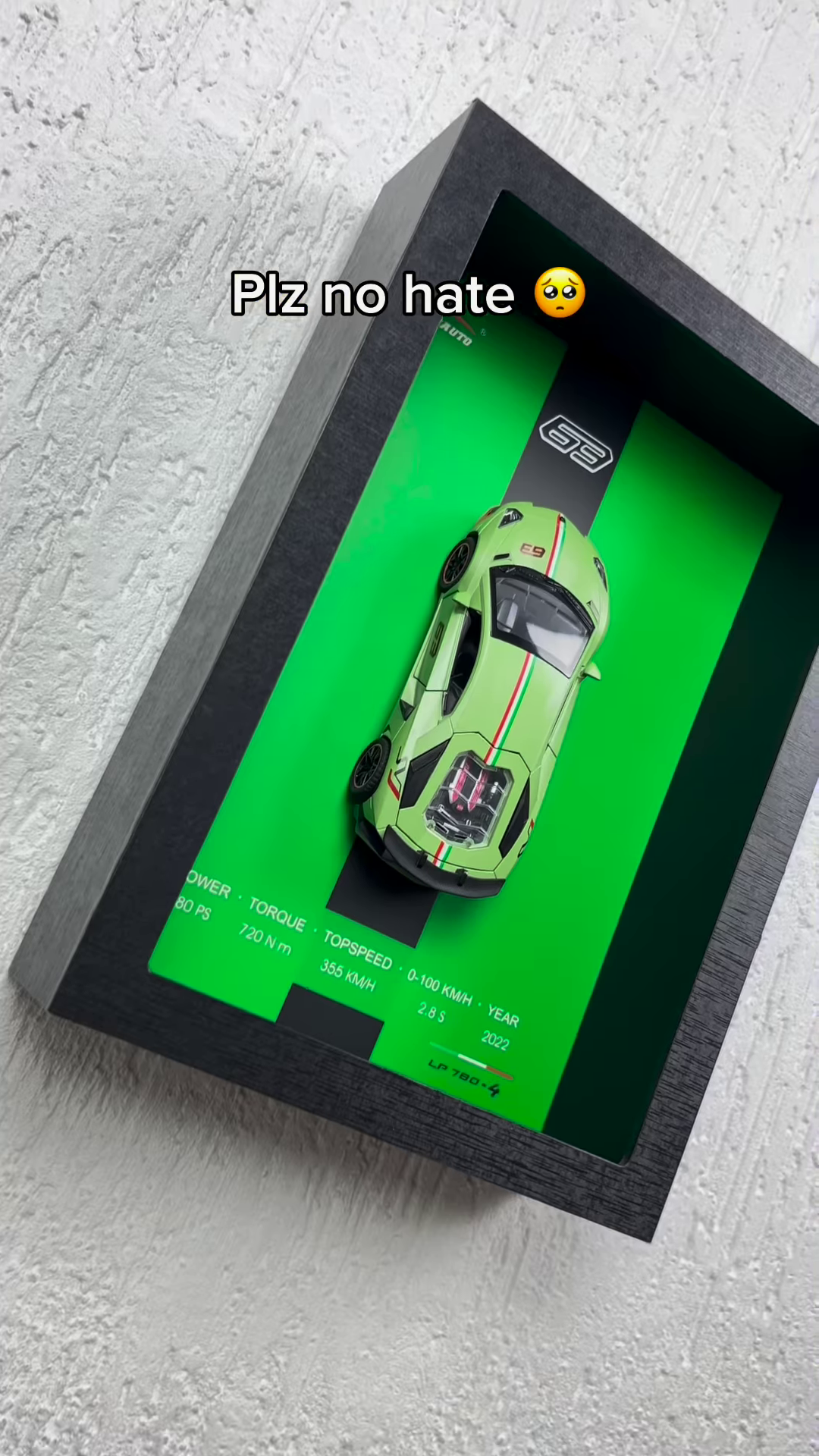 🚗🖼️ Premium Miniature Sports Car Wall Display Frame Set – Modern 3D Automotive Shadow Box Decoration for Home & Office 🏎️✨