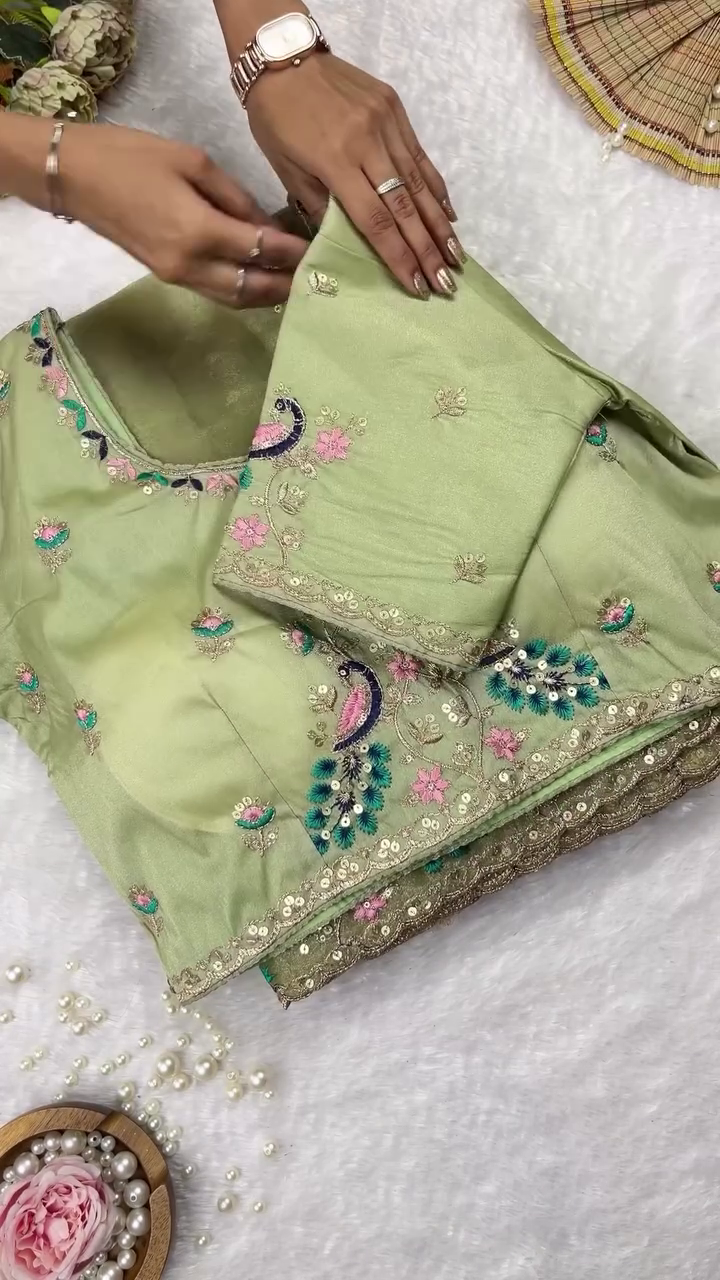🌿 Royal Peacock Embroidered Ethnic Suit Set – Premium Festive Wear Collection | Elegant Traditional Style | XXS to XXL ✨💚
