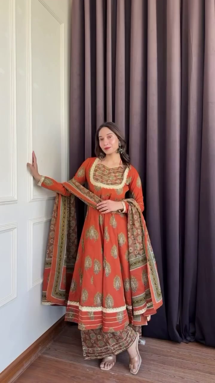 🌿 Elegant Sage Green Ethnic Suit Set with Dupatta – Timeless Everyday Festive Collection ✨