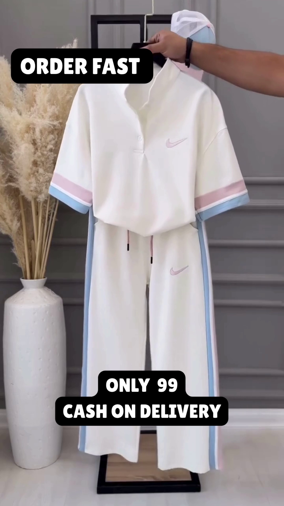 Premium Pastel Co-Ord Lounge Wear Set for Women 🌸 | Soft Cotton Blend Casual Outfit 👗 | Elegant Half Sleeve Top & Straight Fit Pants 💫 | Trendy Daily Wear | Travel, Home & Street Style Collection 💖