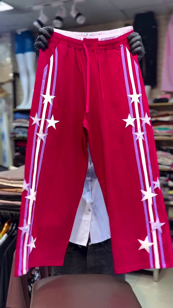 ⭐ Trendy Starline Wide-Leg Pants & Cute Graphic Tee Set – Stylish Casual Co-Ord Collection ✨👖🐱