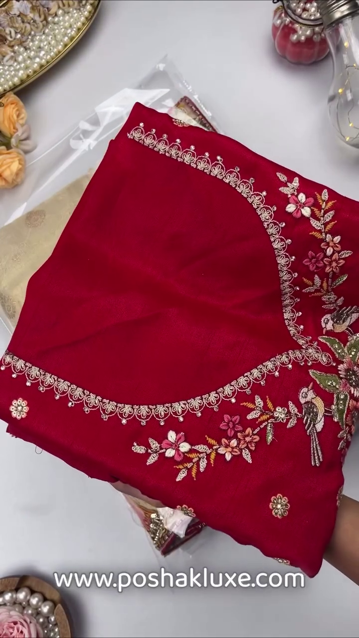 ❤️ Royal Heritage Embroidered Festive Suit – Premium Luxury Ethnic Collection ✨🌸