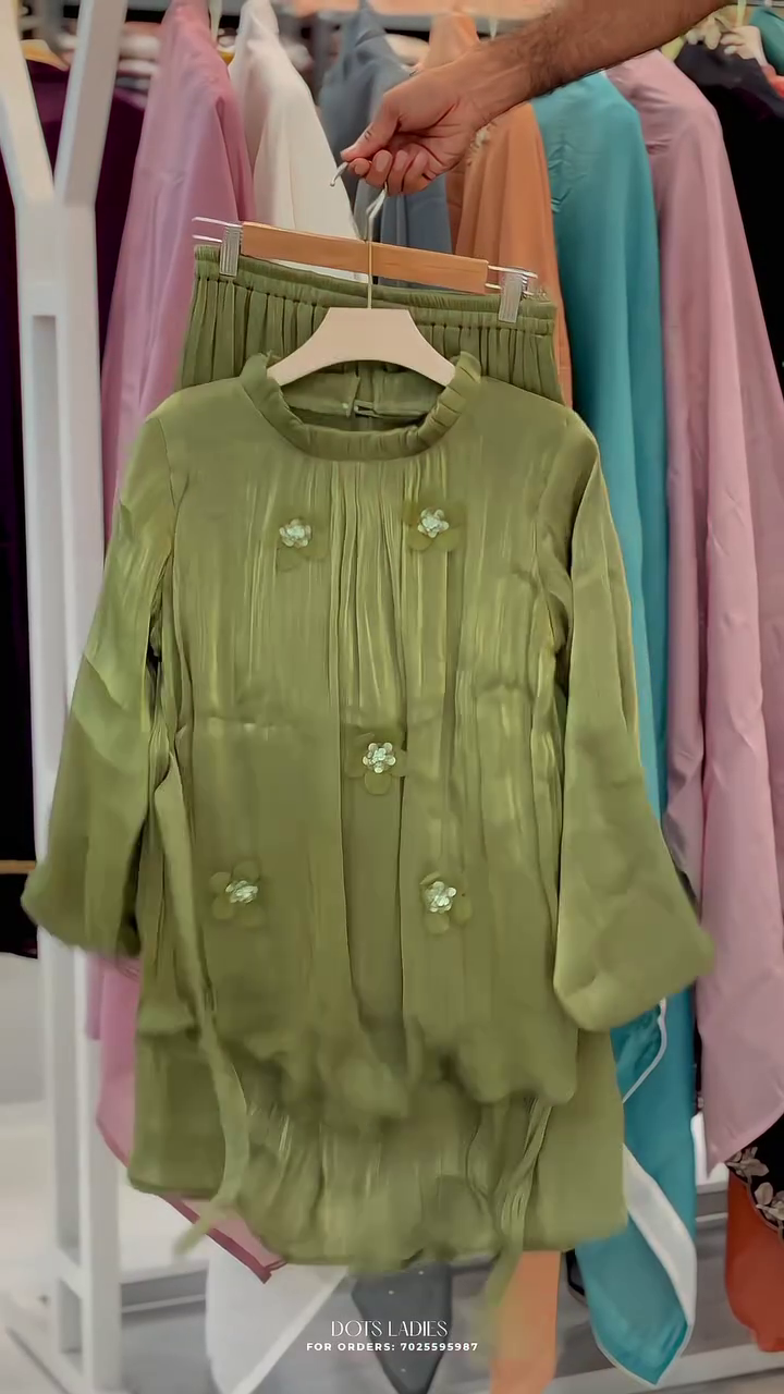 💚 Grace Luxe Pleated Co-Ord Set – Elegant Modest Fashion Collection ✨🌿