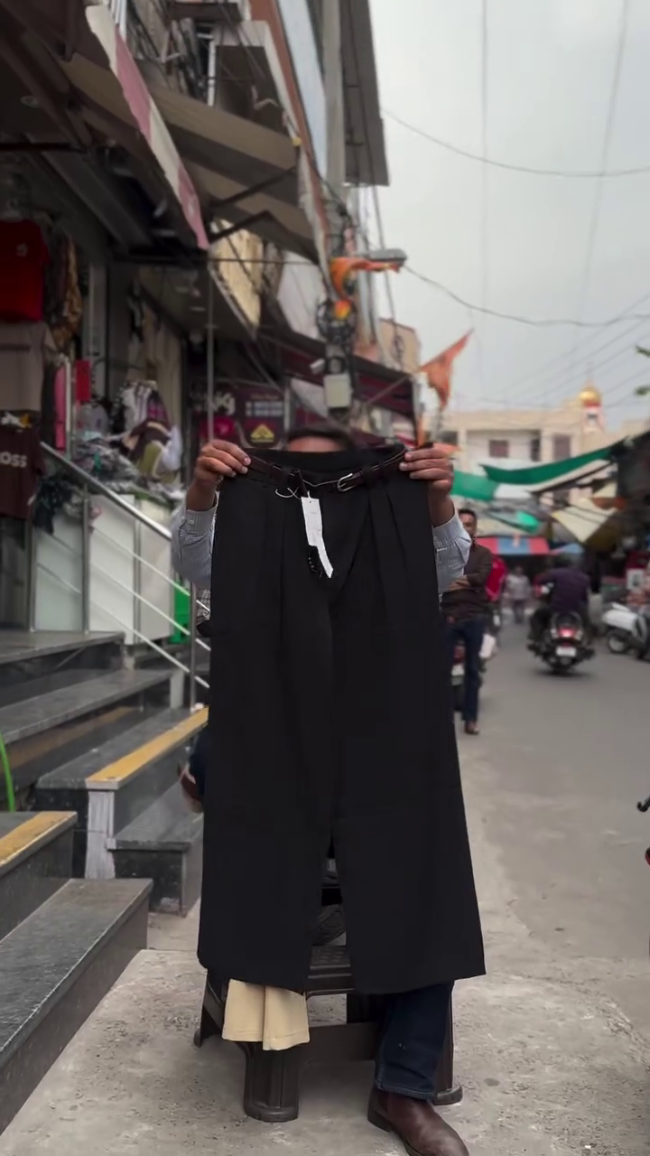 🤍✨ Premium Women's High-Waist Wide Leg Culotte Pants with Adjustable Belt Detail | Elegant Casual & Office Wear Bottom