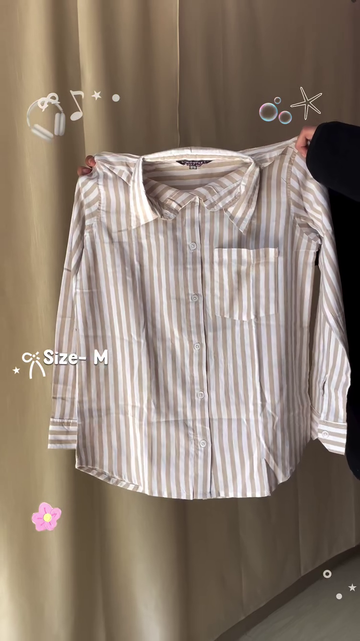 💚🌼 Premium Floral Print Full Sleeve Casual Button Down Shirt for Women 🌼💚