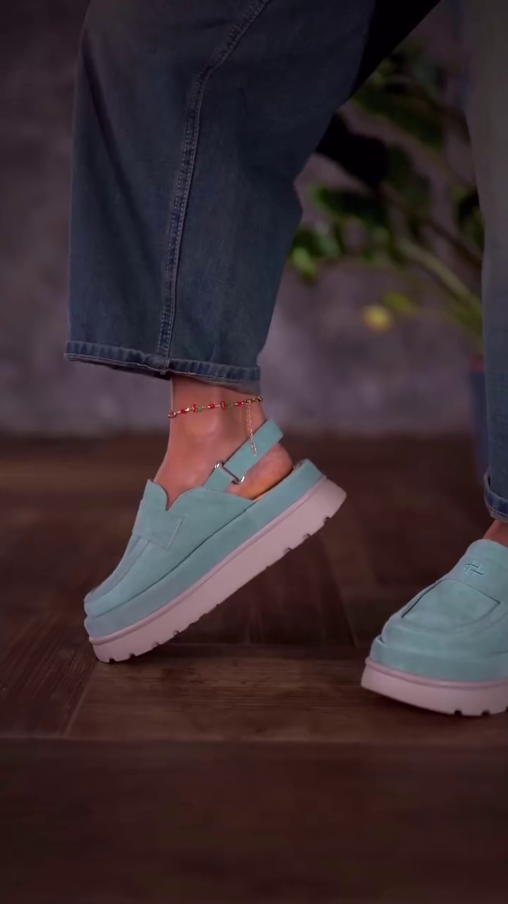👡 Premium Double Strap Platform Comfort Sandals for Women – Lightweight Everyday Fashion Footwear 💚✨