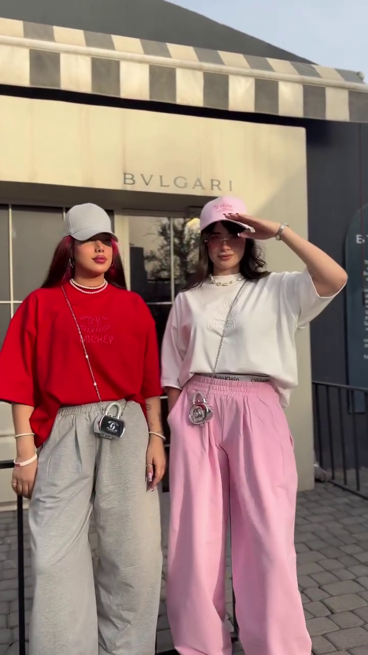 👕 Trendy Oversized Casual Co-Ord Outfit with Wide-Leg Pants & Stylish Cap – Premium Everyday Streetwear Set 💖✨
