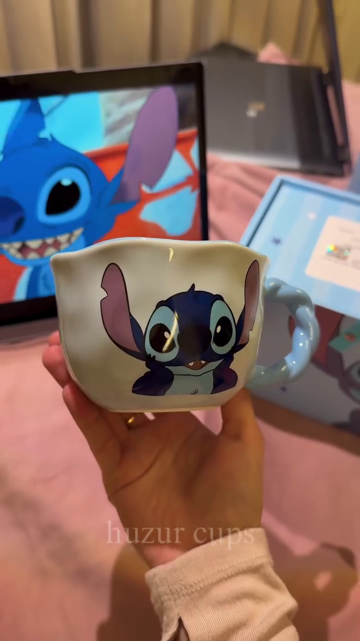 ☕💖  Adorable Cartoon Inspired Ceramic Coffee & Tea Mug Gift Set with Designer Handles 💖☕