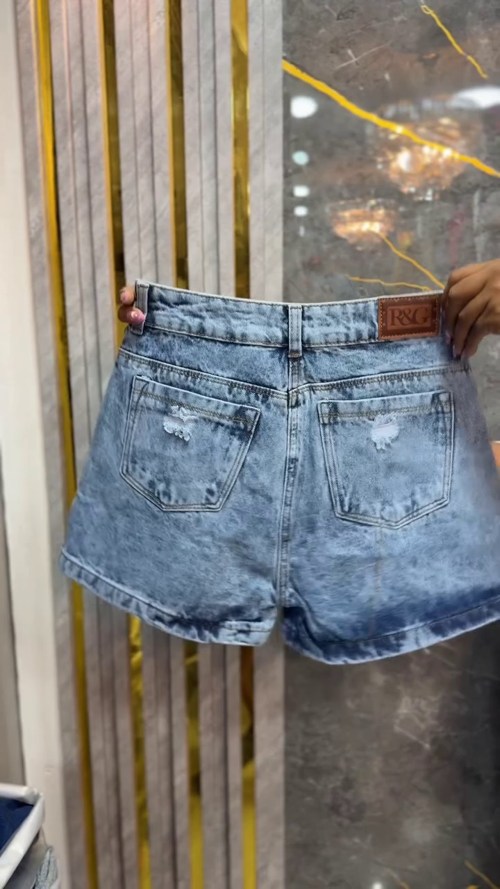 💙 Cute Cartoon Character Printed High-Waist Distressed Denim Shorts for Women & Girls – Trendy Casual Summer Fashion Shorts with Stylish Graphic Artwork and Comfortable Everyday Fit 💙
