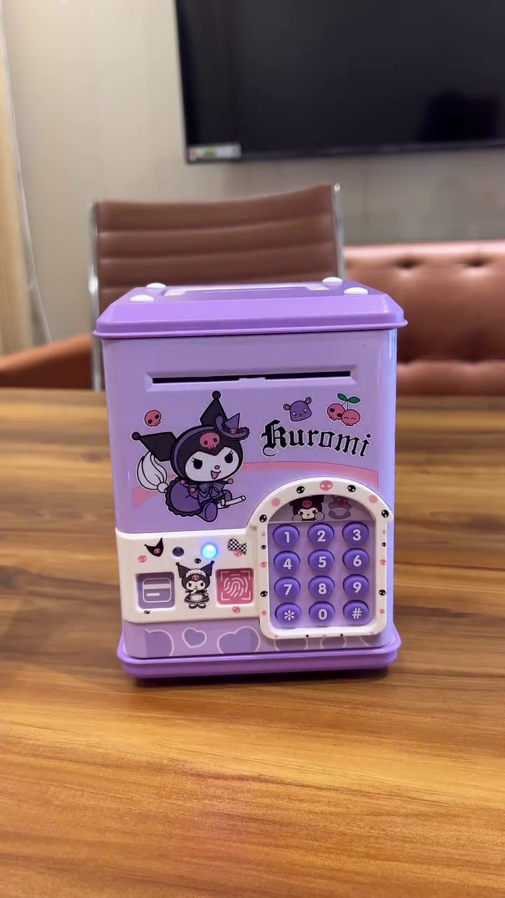 💜 Cute Electronic Saving Bank Box for Kids – Password Protected Coin & Cash Storage Money Bank with Interactive Learning Features and Adorable Cartoon-Inspired Design 💜