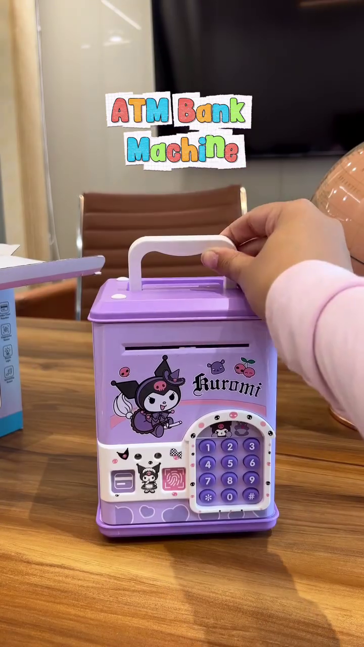 💜 Cute Electronic Saving Bank Box for Kids – Password Protected Coin & Cash Storage Money Bank with Interactive Learning Features and Adorable Cartoon-Inspired Design 💜