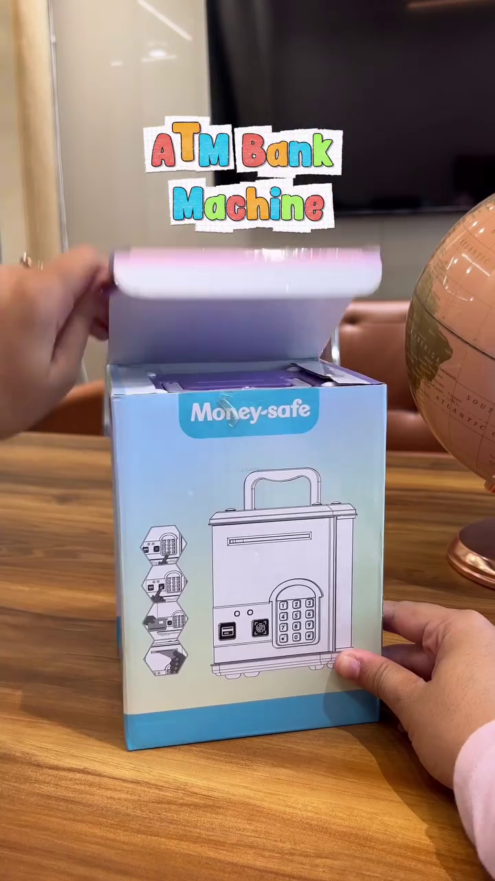 💜 Cute Electronic Saving Bank Box for Kids – Password Protected Coin & Cash Storage Money Bank with Interactive Learning Features and Adorable Cartoon-Inspired Design 💜
