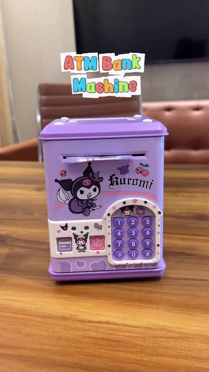 💜 Cute Electronic Saving Bank Box for Kids – Password Protected Coin & Cash Storage Money Bank with Interactive Learning Features and Adorable Cartoon-Inspired Design 💜