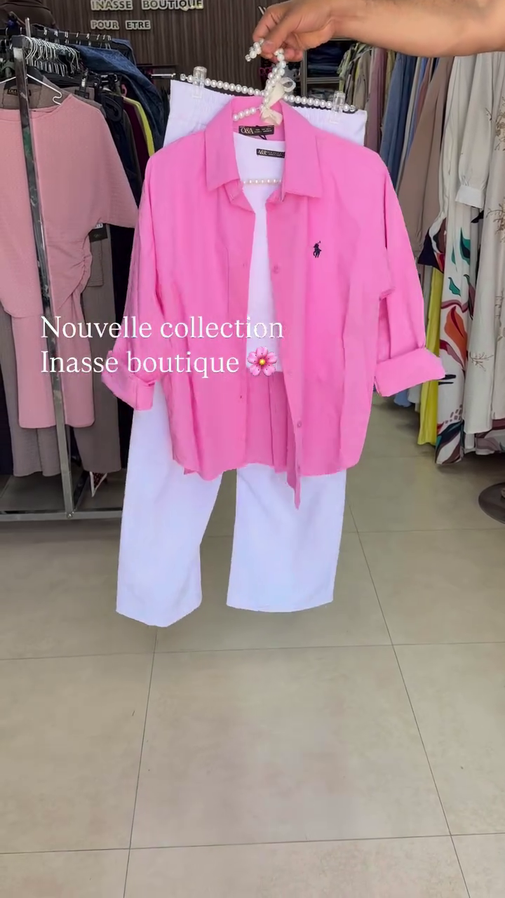 💖 Premium Women's Casual 3-Piece Co-Ord Set | Oversized Shirt, Inner Top & Wide-Leg Pants | Soft Breathable Fashion Outfit | Stylish Everyday Wear | Multiple Colors & Designs Available | All Sizes Available (XXS to XXL) ✨