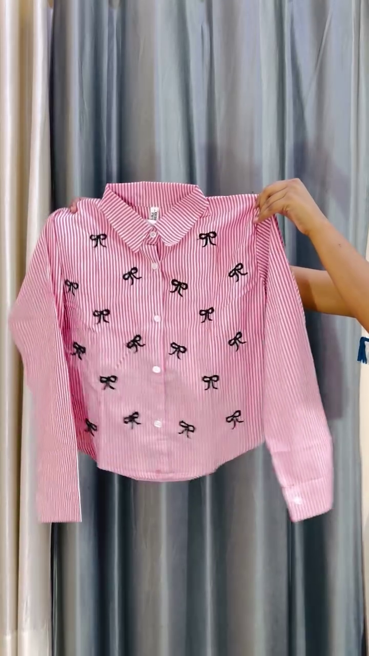 🌸 Premium Women's Oversized Floral Printed Cotton Shirt – Trendy Casual Button-Down Long Sleeve Fashion Top 🌸