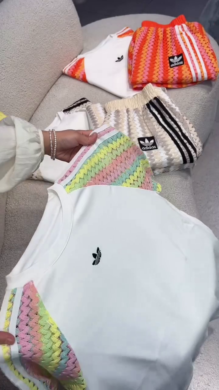 🌈 Premium Crochet Pattern T-Shirt & Shorts Co-Ord Set for Women | Stylish Summer Casual Lounge Wear Outfit