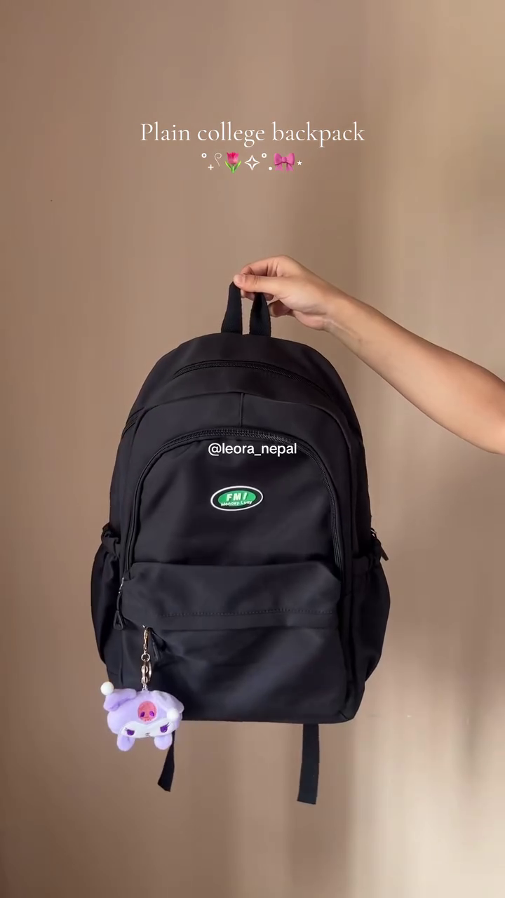 🎒 Premium Minimalist College Backpack for Students | Lightweight Travel School Office Everyday Backpack