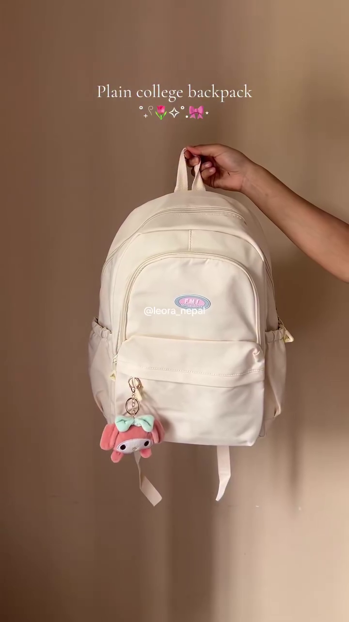 🎒 Premium Minimalist College Backpack for Students | Lightweight Travel School Office Everyday Backpack