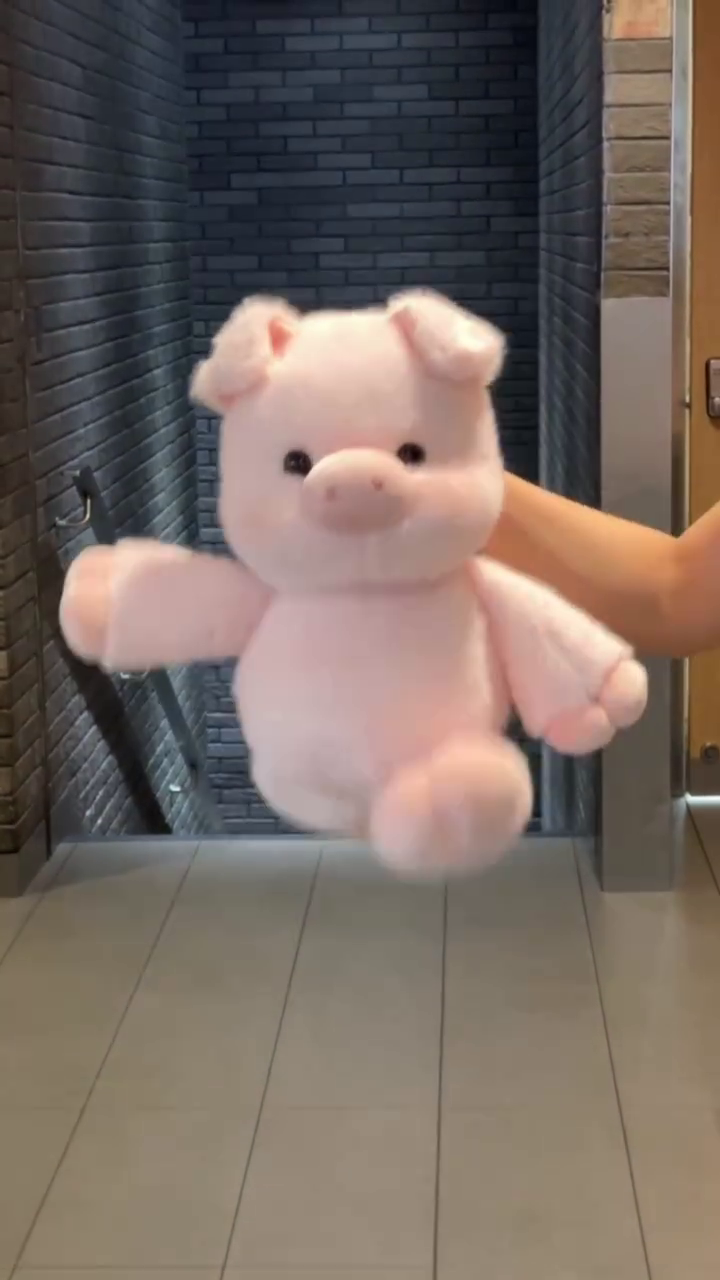 🐷 Premium Adorable Blush Pink Pig Plush Toy – Ultra Soft Huggable Stuffed Animal for Kids, Room Décor & Gift Collection 🐷💖