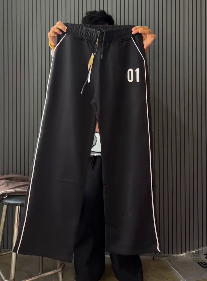 👖 Premium Relaxed Fit Wide-Leg Casual Track Pants | Soft Everyday Comfort Lounge & Streetwear Bottom