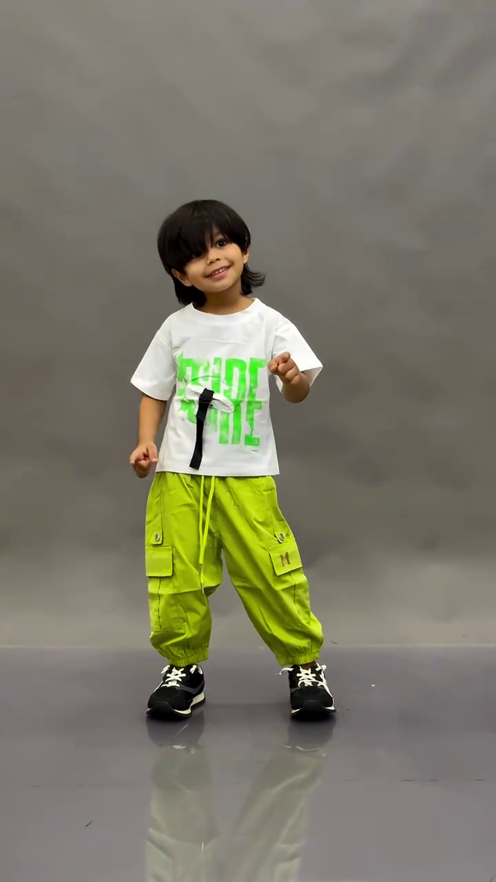 🧒 Premium Kids Casual Cargo Co-Ord Set | Trendy T-Shirt & Cargo Pants Outfit for Boys & Girls