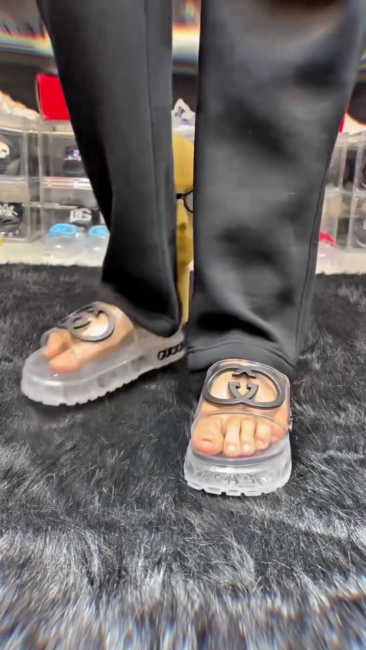 👡✨ Premium Transparent Cushion Comfort Slip-On Sandals for Women – Stylish Everyday Fashion Platform Slides 💎🖤