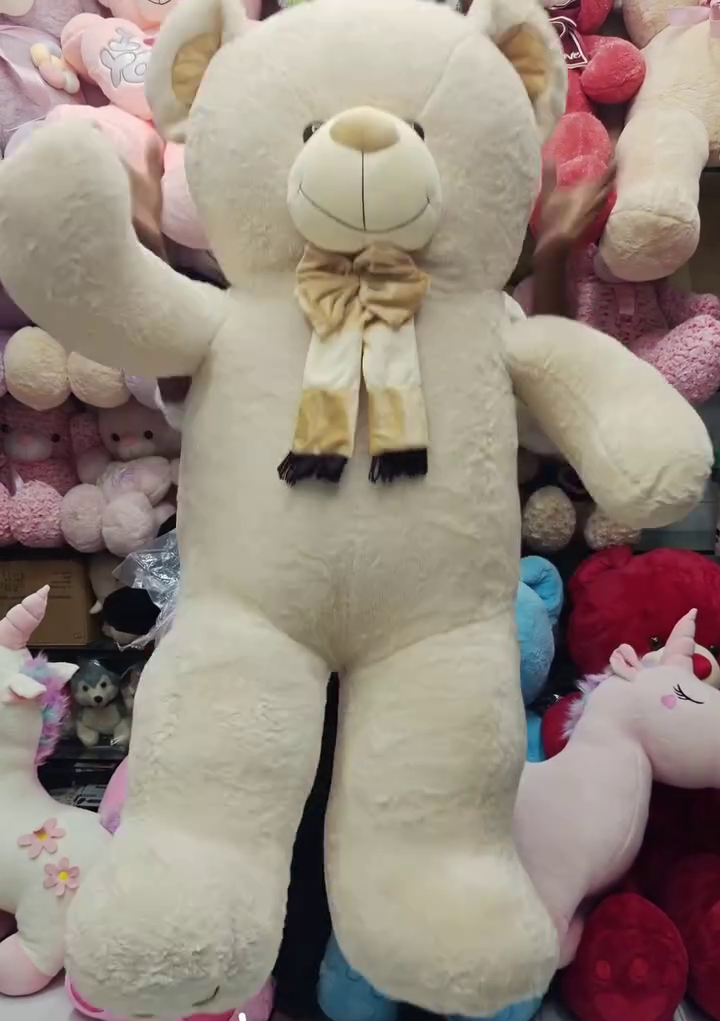 🧸 Premium Giant Soft Plush Teddy Bear with Elegant Bow | Ultra-Soft Hugging Teddy for Kids, Loved Ones, Birthday, Anniversary & Home Décor Gift