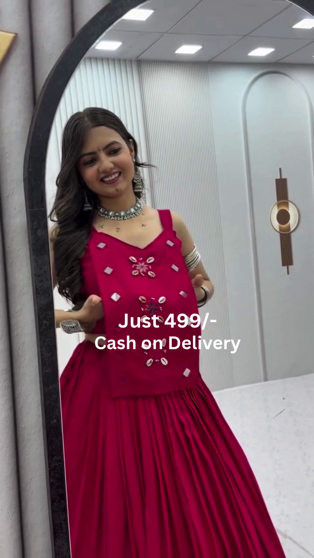 ❤️ Luxury Designer Mirror Work Lehenga Choli Set for Women – Festive, Wedding & Party Wear Ethnic Outfit