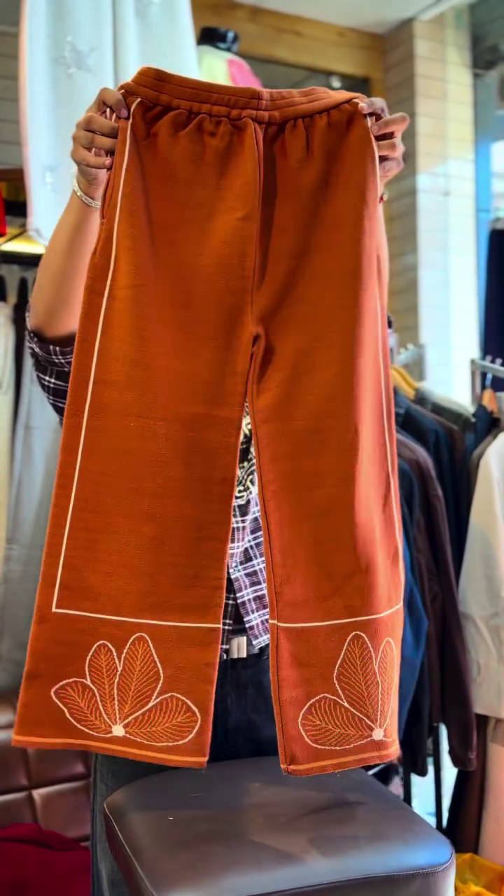 🧡 Gradient Textured Knit Two-Piece Sweater and Skirt Coordinate Set✨ I